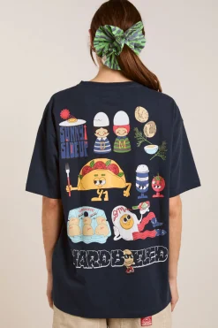 All Day Breakfast Tee (Navy)