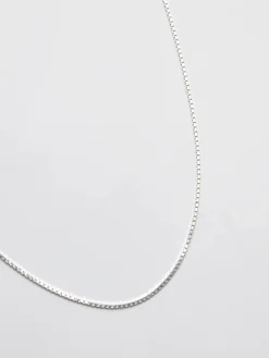 Box Chain Necklace (Silver)