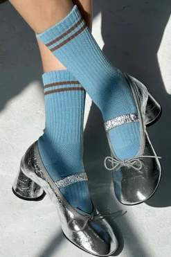 Boyfriend Socks (Powder Blue)