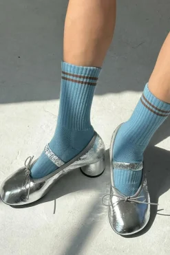Boyfriend Socks (Powder Blue)