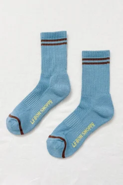 Boyfriend Socks (Powder Blue)