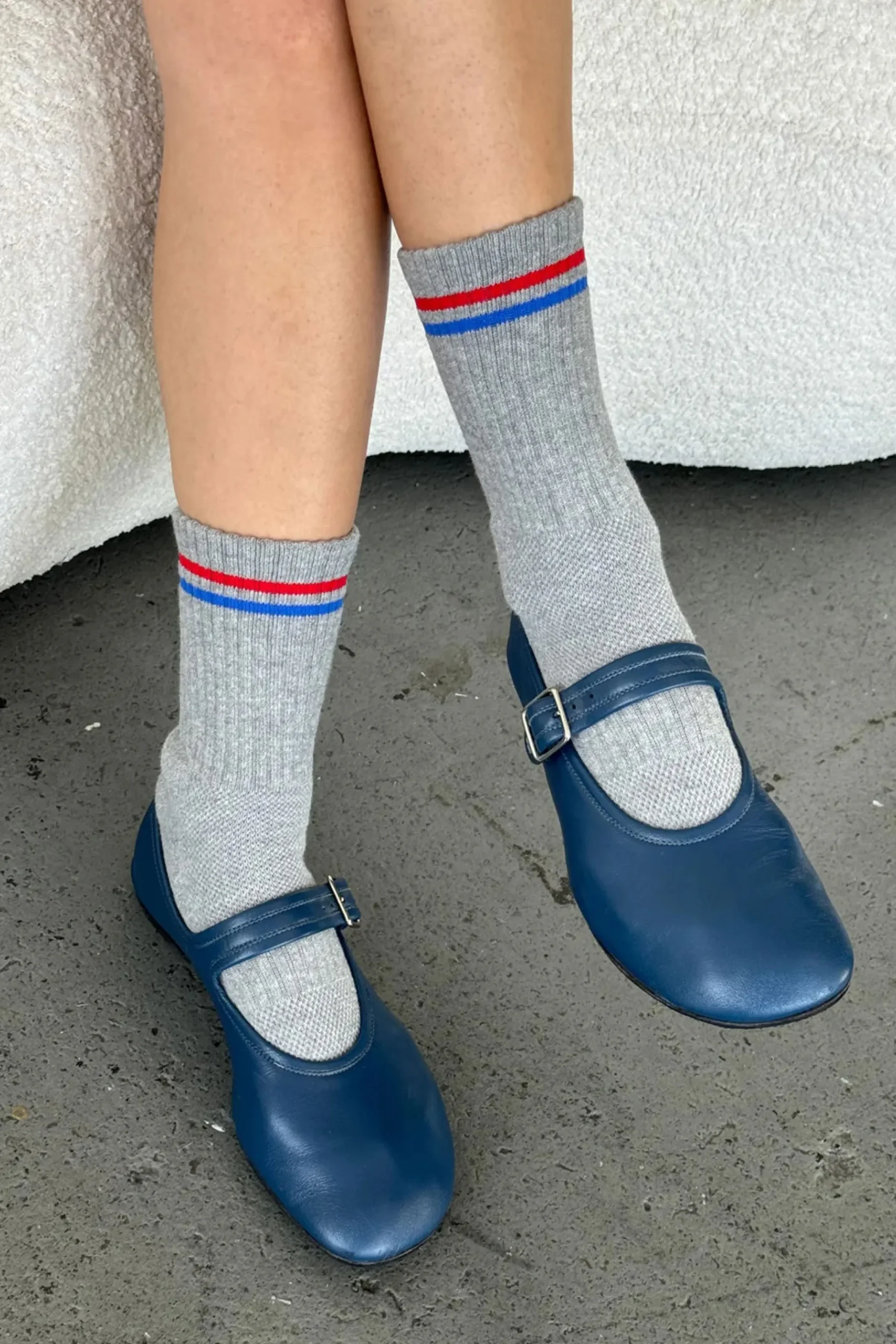 Boyfriend Socks (True Grey)