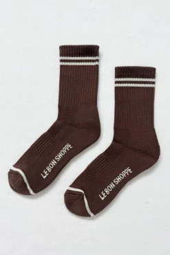 Boyfriend Socks (Wood)