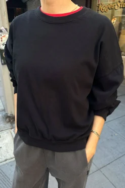 Cali Jersey Sweatshirt (True Black)