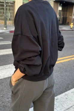 Cali Jersey Sweatshirt (True Black)