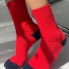 Cashmere Socks (Poppy Red)