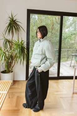 Chachi Bomber Jacket (Pale Aqua)