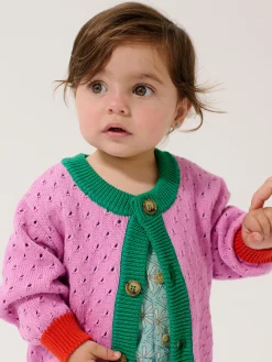 Color Block Work Cardigan (Baby)