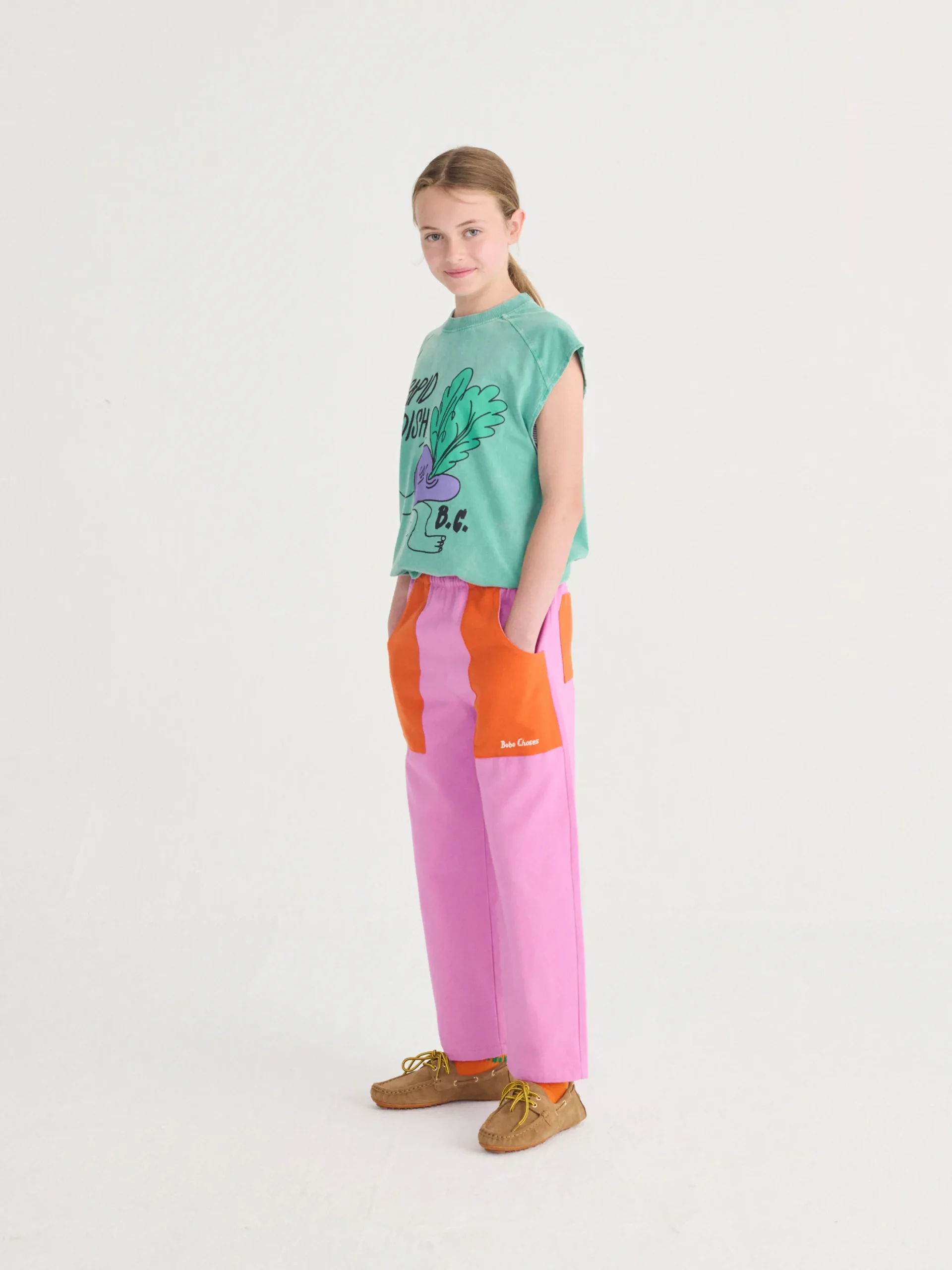 Color Block Woven Pants (Kids)