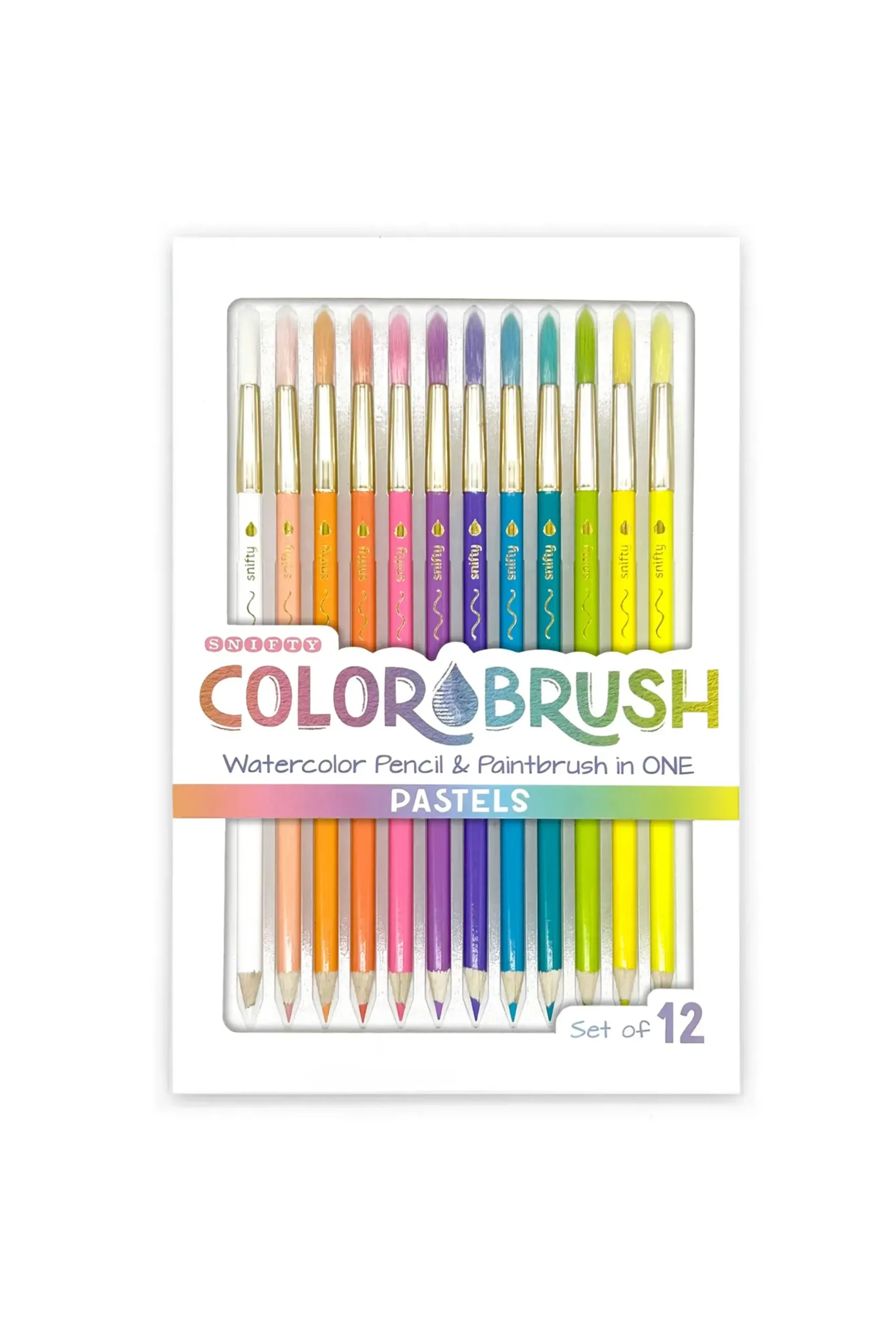 Colorbrush Watercolor Pencil/Brush Set (Pastel)