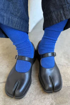 Crisp Step Socks (Blue)