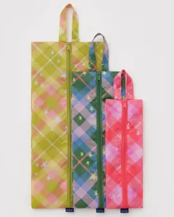 3D Zip Set (Star Plaid)