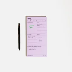 Daily Task Notepad Planner - Pink & Yellow