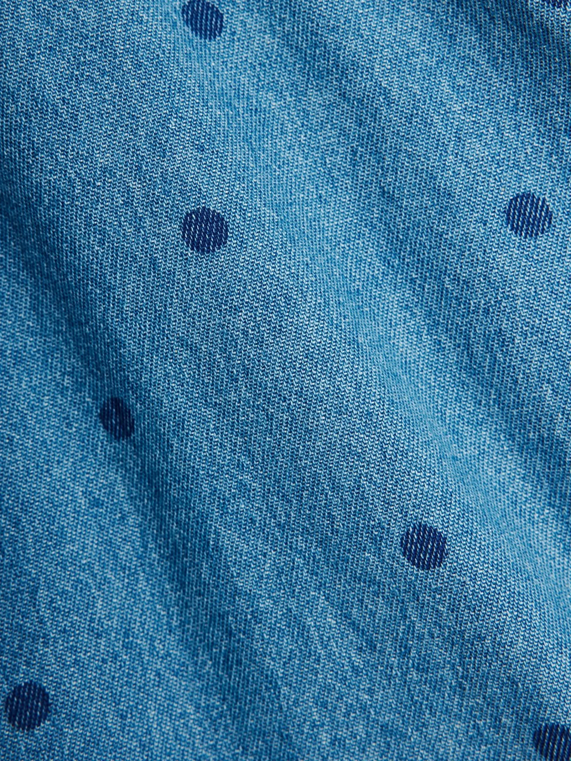 Denim Dots Strap Dress