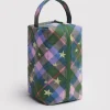 Dopp Kit (Green Star Plaid)