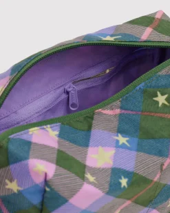 Dopp Kit (Green Star Plaid)