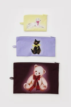 Flat Pouch Set (Fancy Animals)