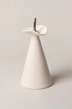 Flora Oil Cruet (Alabaster/Ivory)