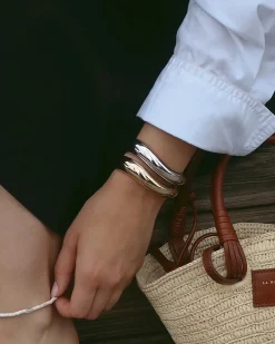 Giselle Domed Cuff (Silver)