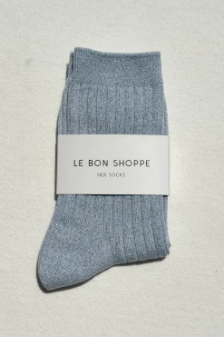 Glitter Her Socks (Morning Mist)