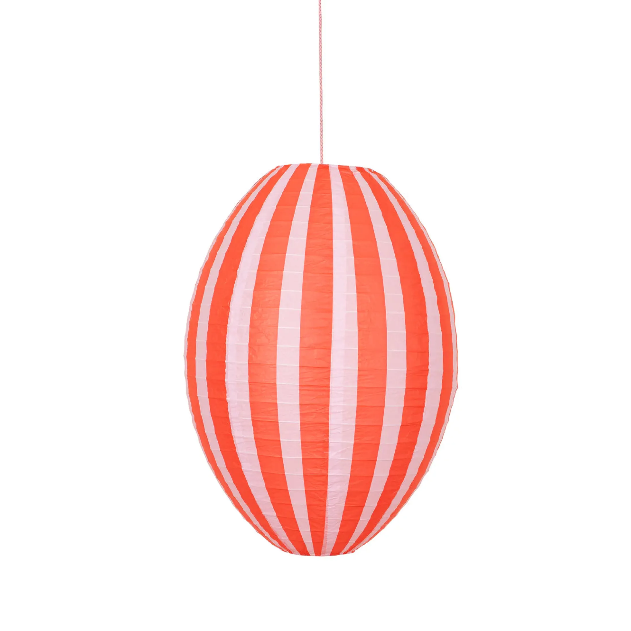Hanging Paper Stripy Lantern Decoration x 3