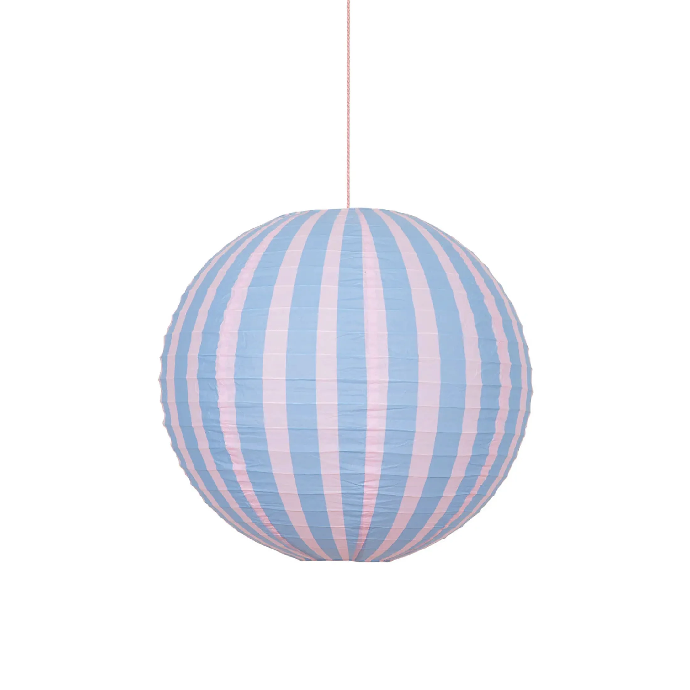 Hanging Paper Stripy Lantern Decoration x 3