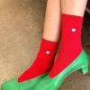 Heart Her Socks (Classic Red)