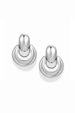 James Statement Earrings (Silver)