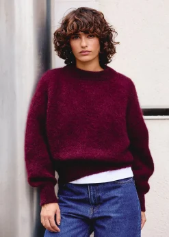 Jane Mohair Sweater (Aubergine)