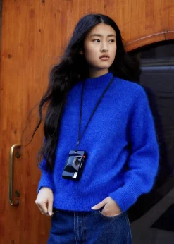 Jane Mohair Sweater (Electric Blue)