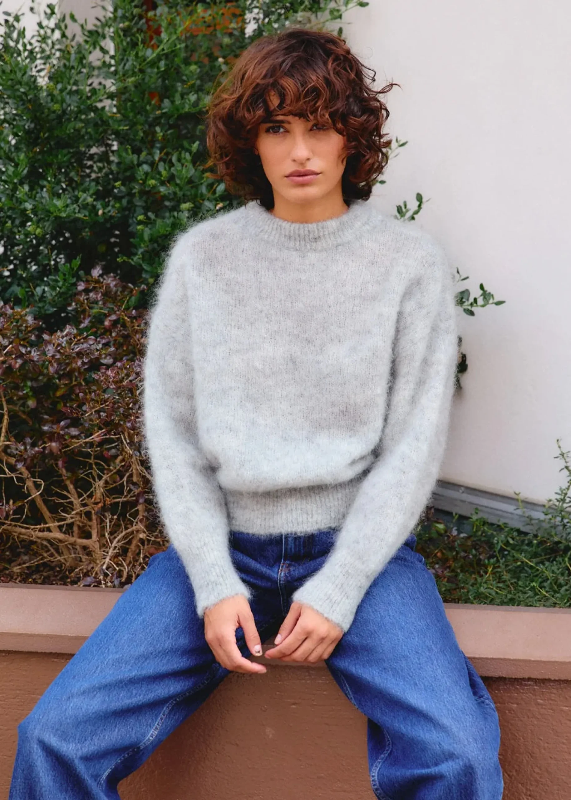 Jane Mohair Sweater (Grey)