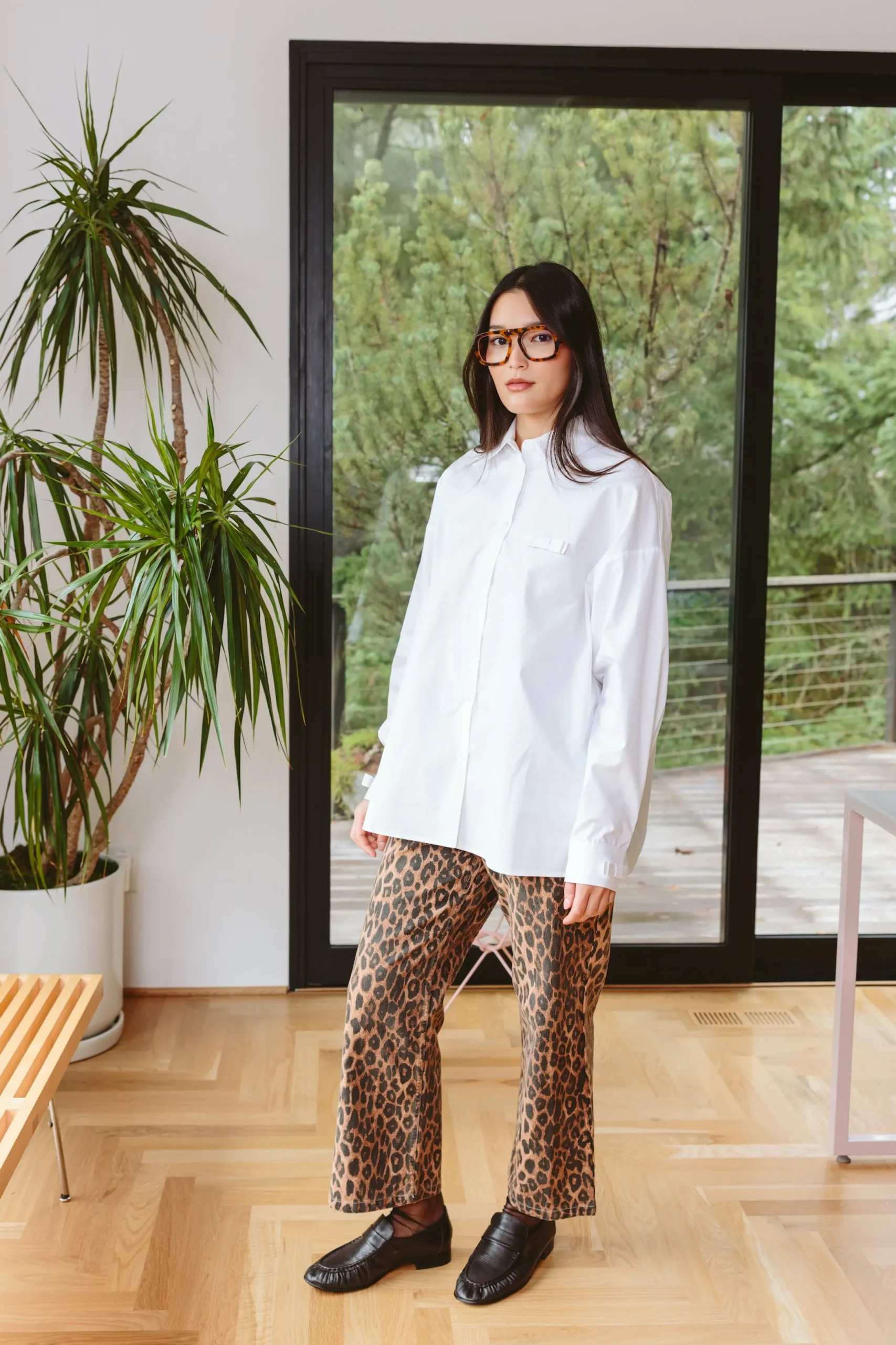 Kenny Twill Jeans (Leopard)