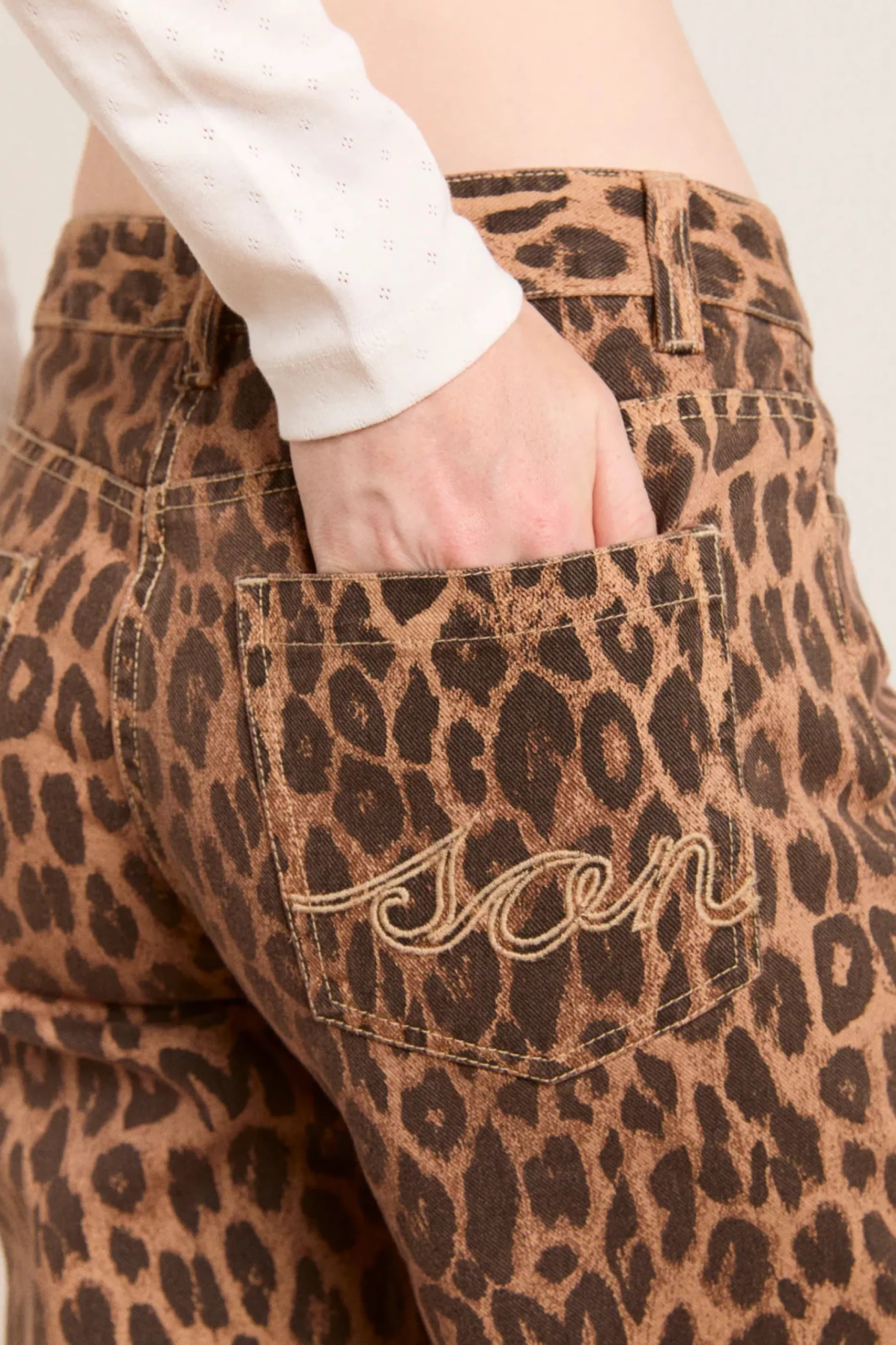 Kenny Twill Jeans (Leopard)