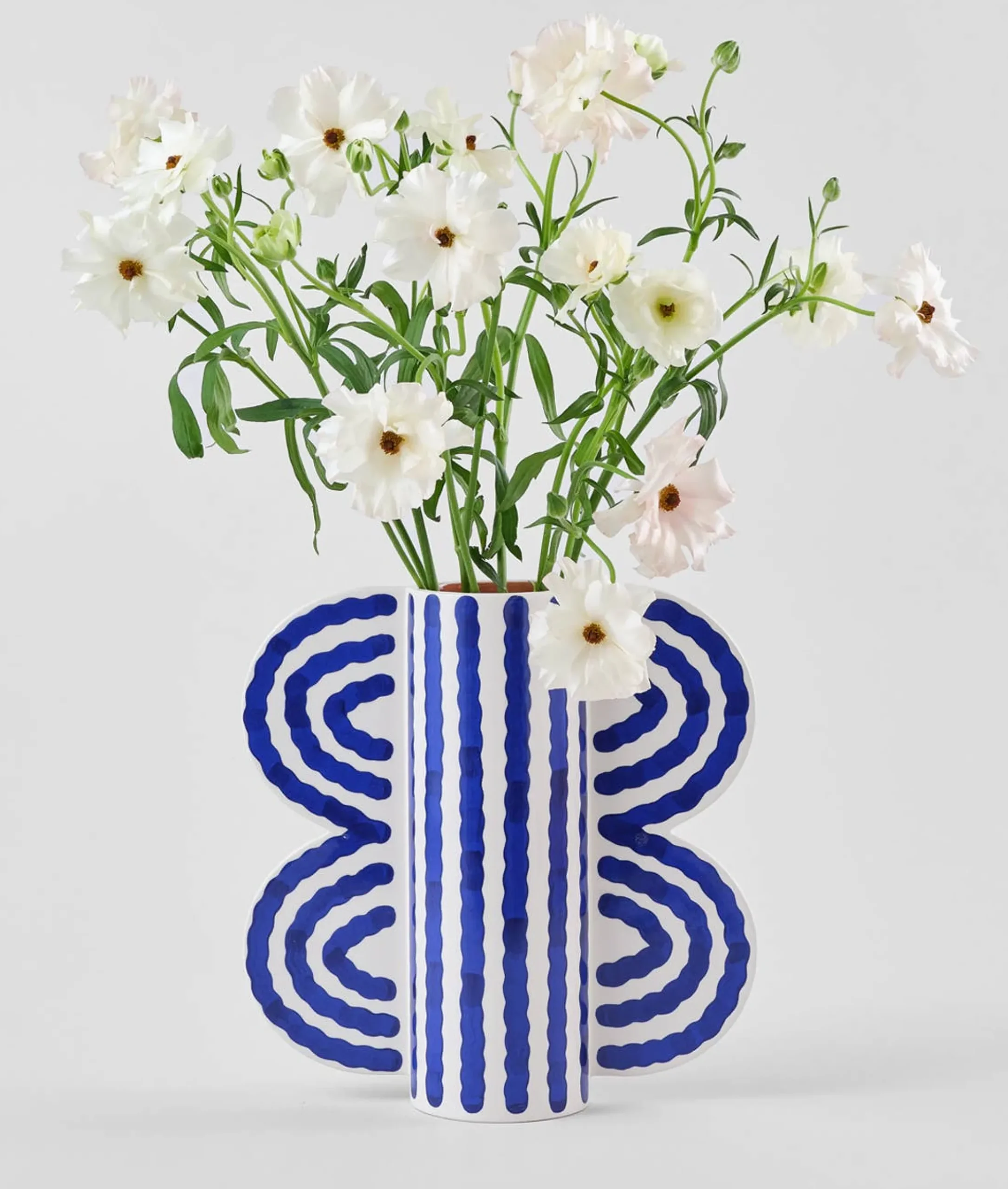 Large Butterfly Vase (Blue)