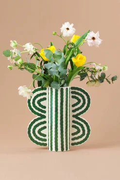 Large Butterfly Vase (Green)
