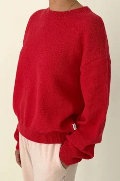 Milo Cotton Sweater (Chili)