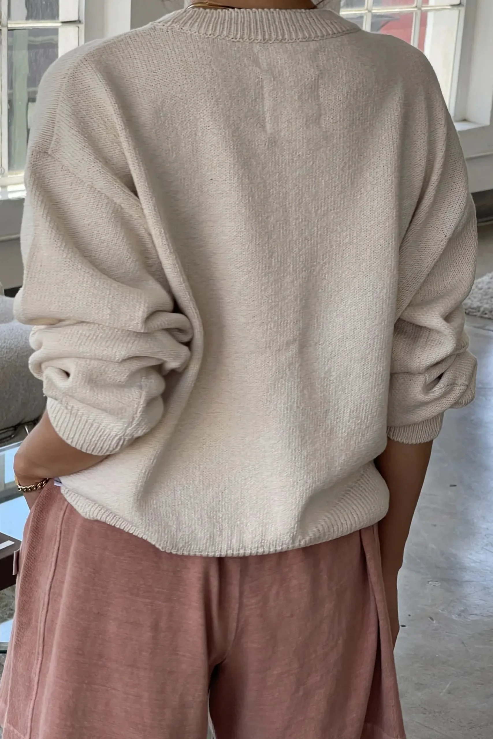 Milo Cotton Sweater (Naturel)