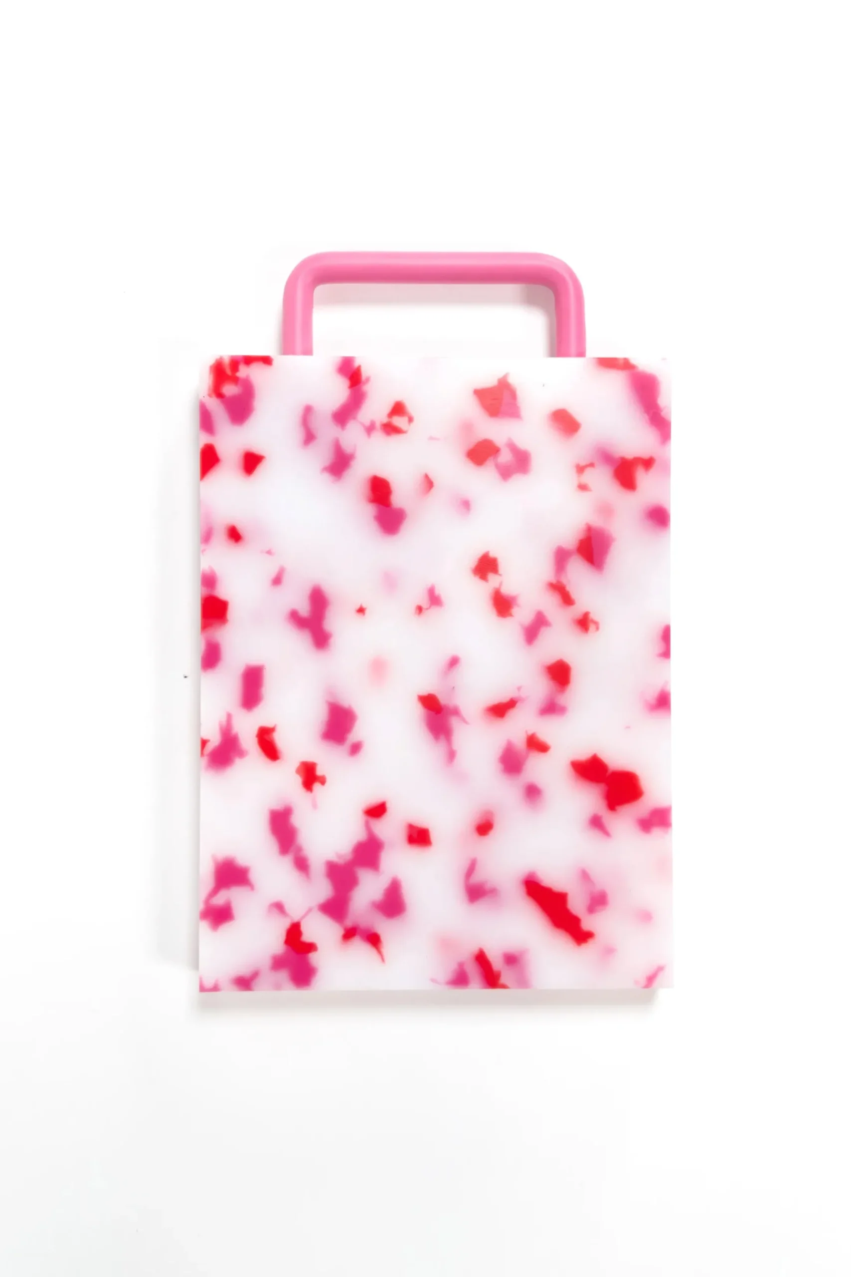 Mini Chopping Board (Pink/White)