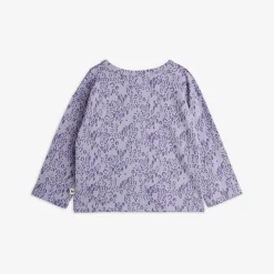 Mini Leopard Long Sleeve Tee (Purple)