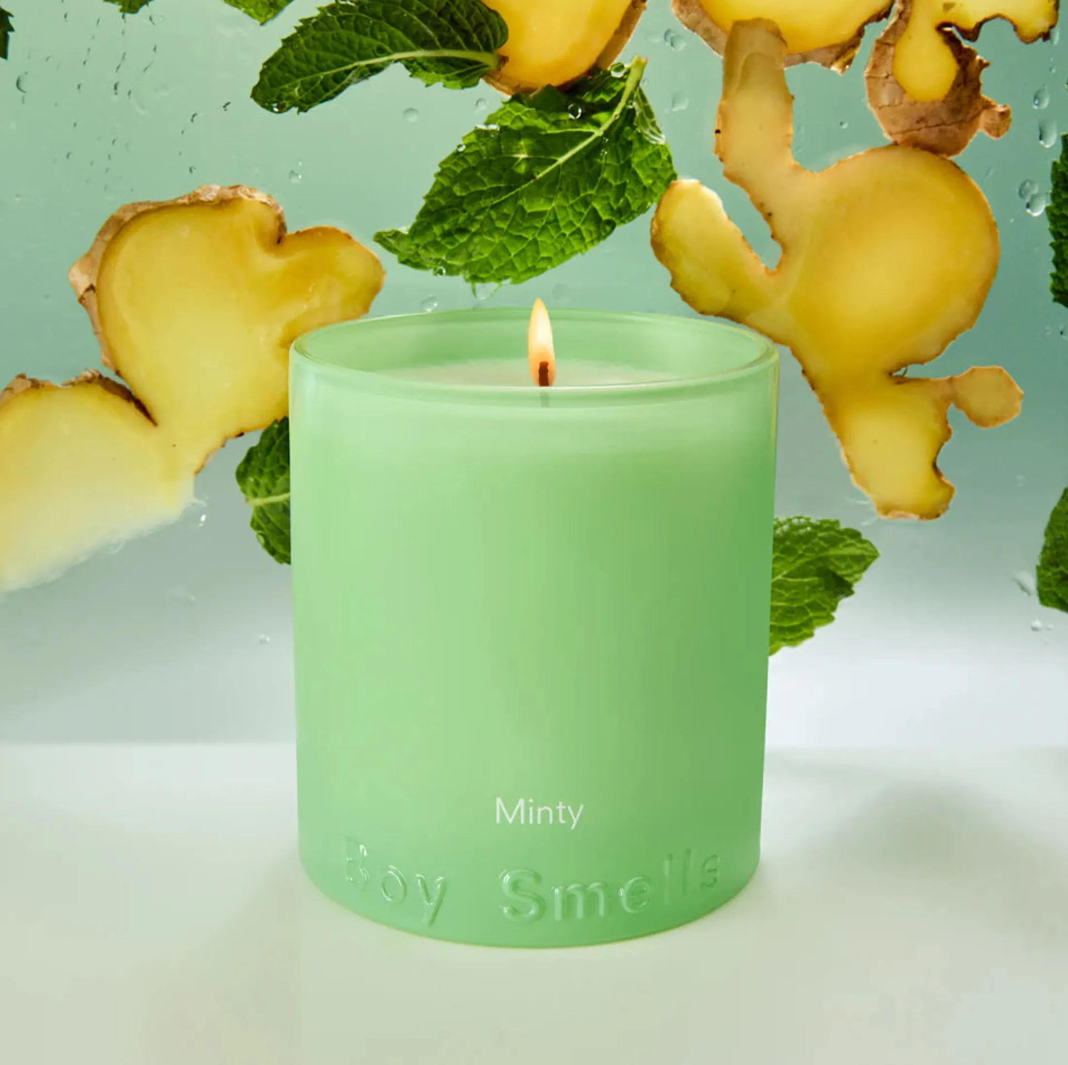 Minty Candle