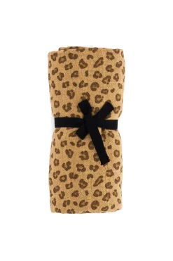 Muslin Swaddle (Coffee Leopard)