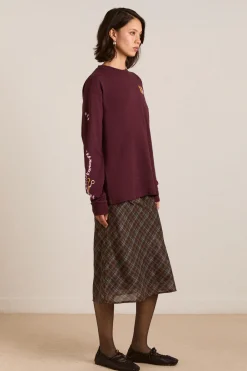 Paper Cut Gals Long Sleeve Tee (Fig)