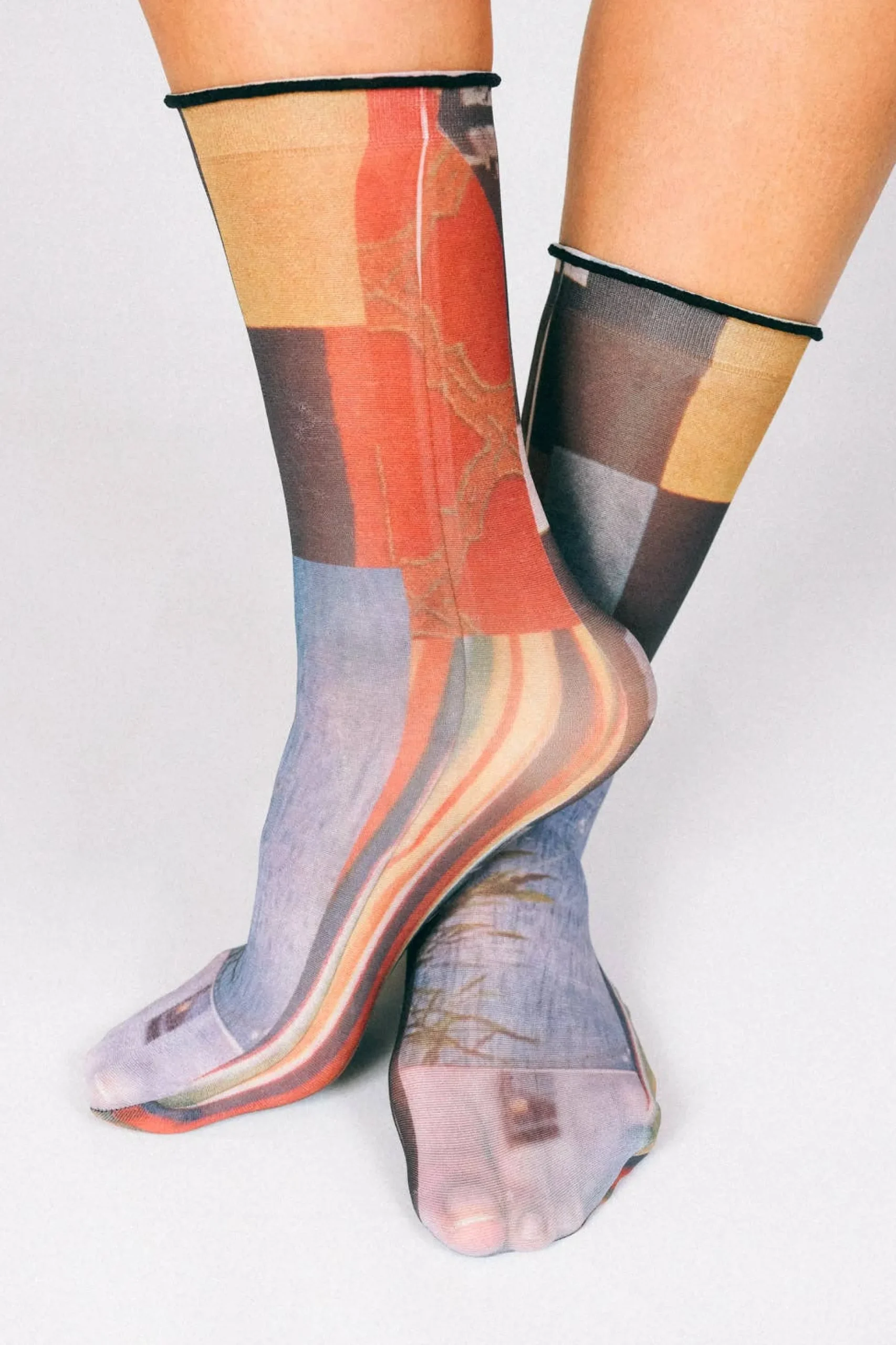 Paper Nylon Ankle Socks