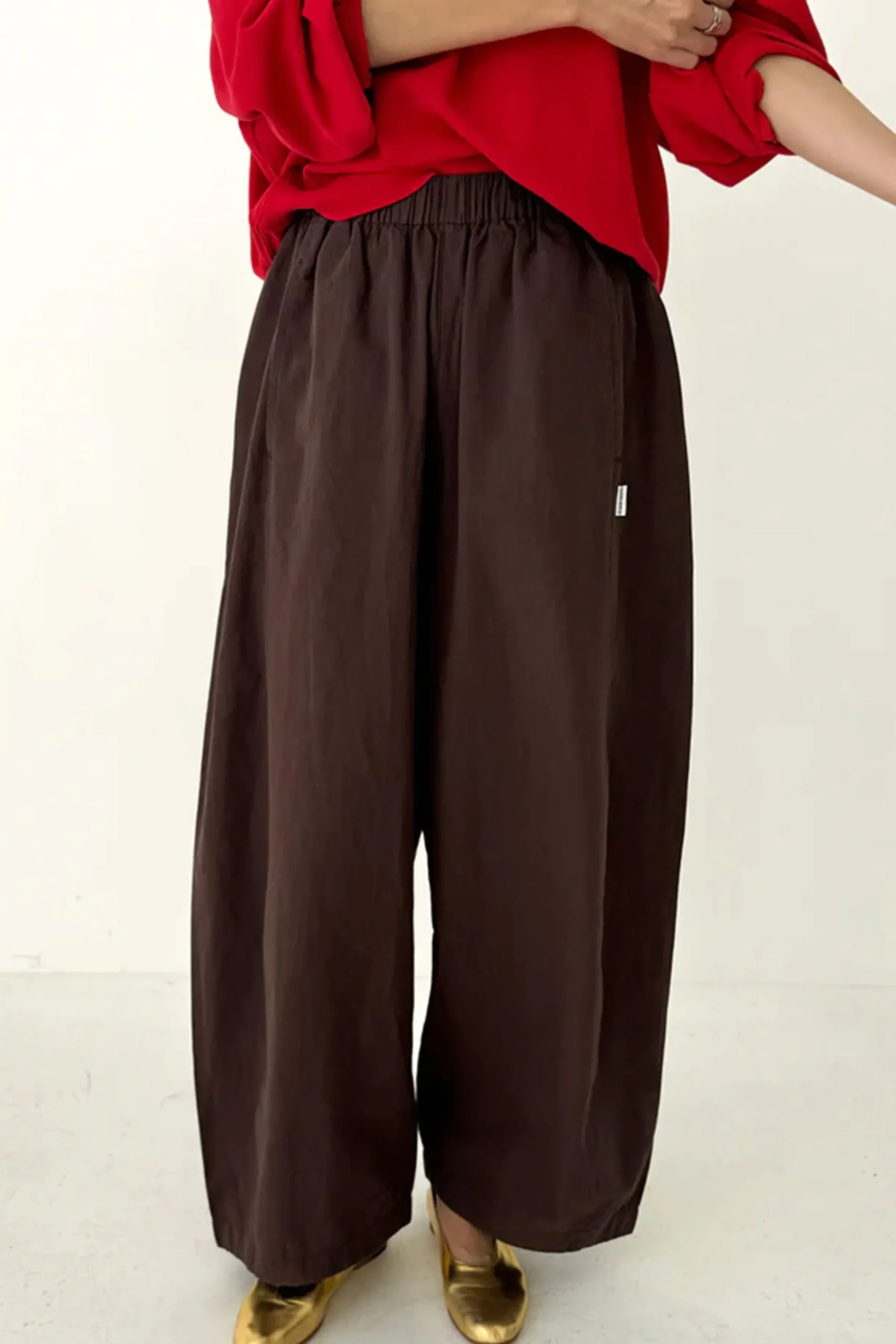 Parachute Pants (Dark Brown)