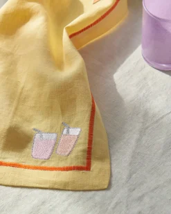 4-Piece Linen Napkin Set (Breakfast is Served)