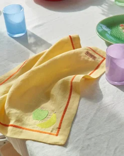 4-Piece Linen Napkin Set (Breakfast is Served)