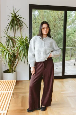 Piper Waffle Jogger (Chocolate)