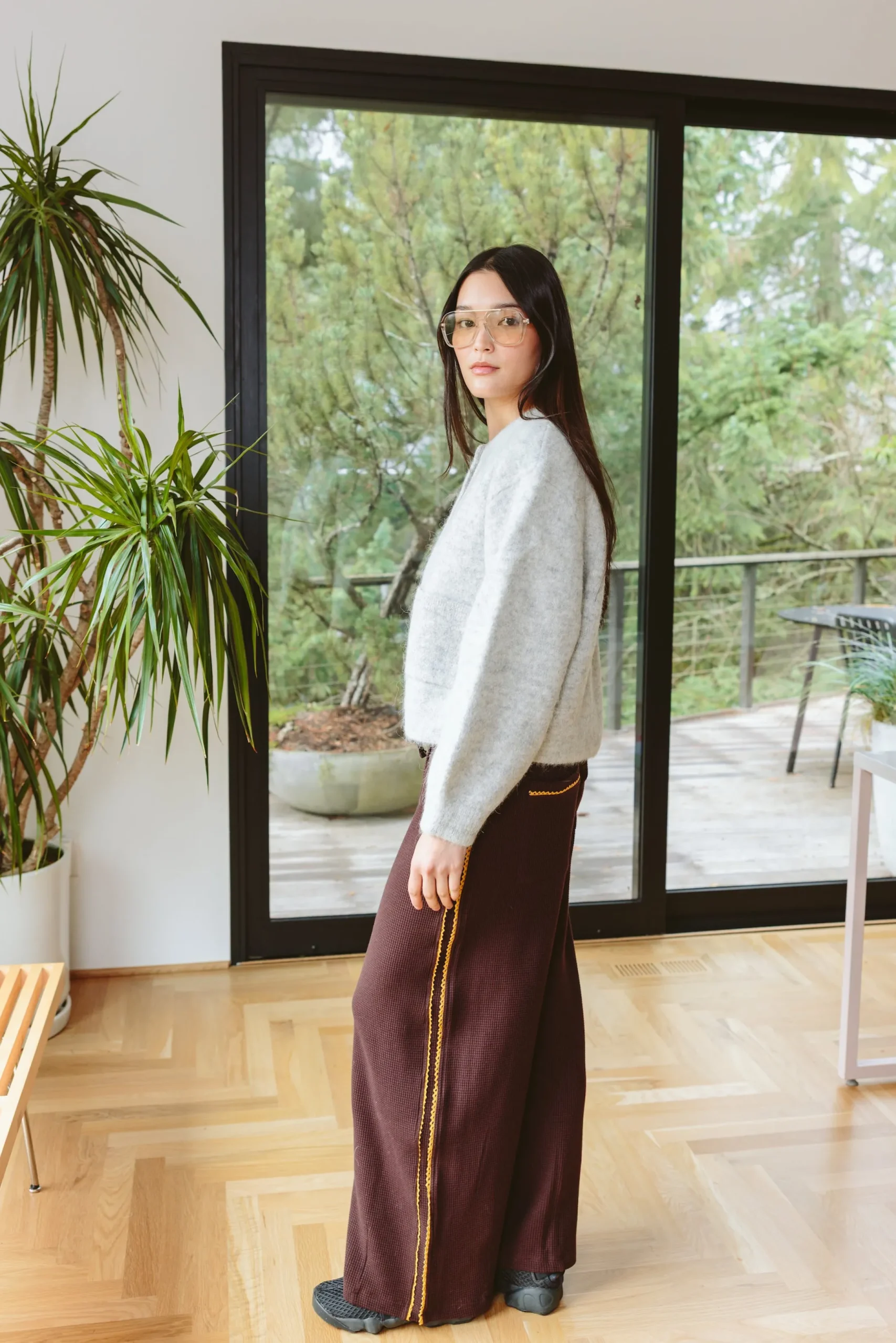 Piper Waffle Jogger (Chocolate)