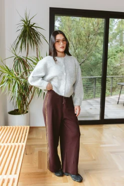 Piper Waffle Jogger (Chocolate)