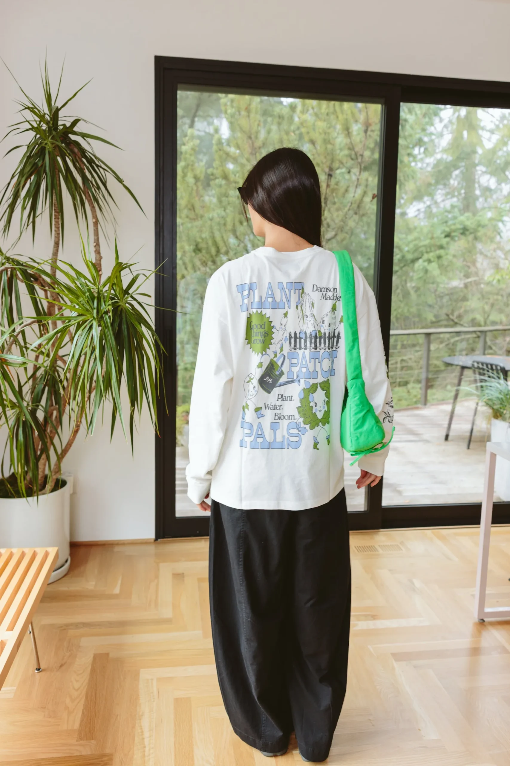 Plant Patch Pals Long Sleeve Tee (Ecru)